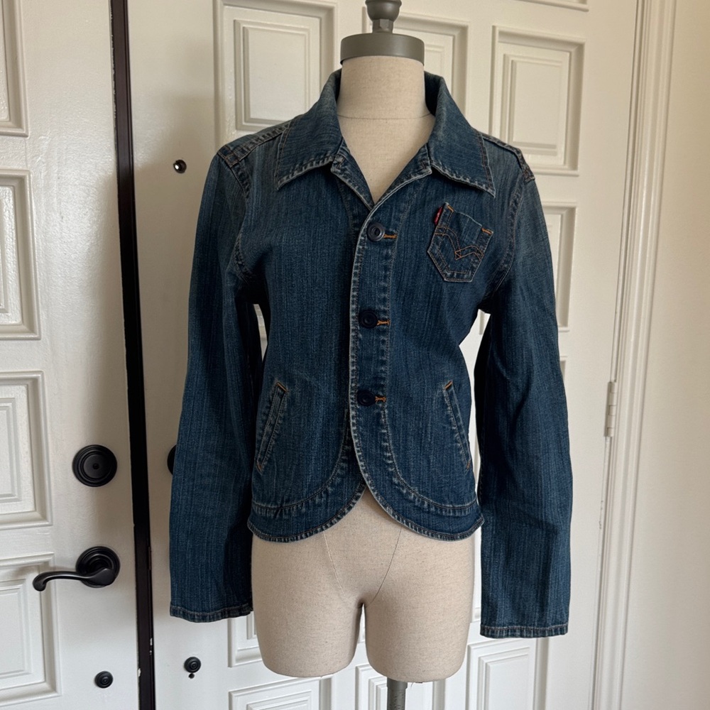 Levi's Dark Blue Denim Jean Jacket